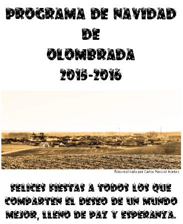 Imagen PROGRAMA DE ACTIVIDADES NAVIDEÑAS DE OLOMBRADA
