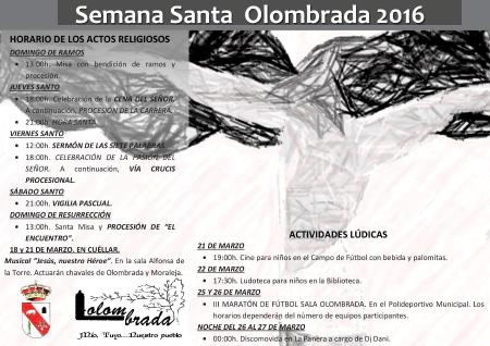Imagen SEMANA SANTA DE OLOMBRADA 2016